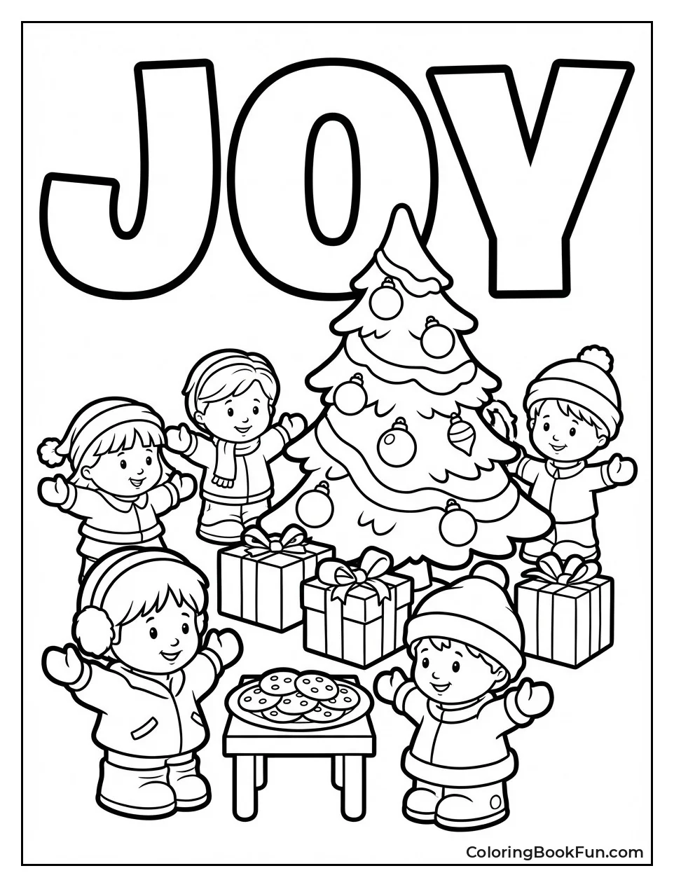 Kids Open Christmas Gifts