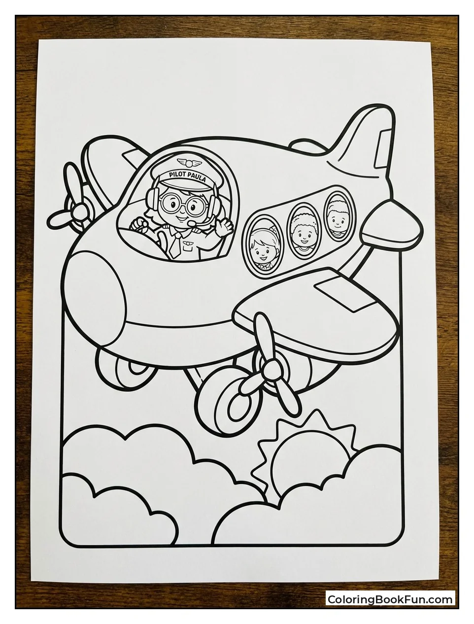 Paula Flies Airplane