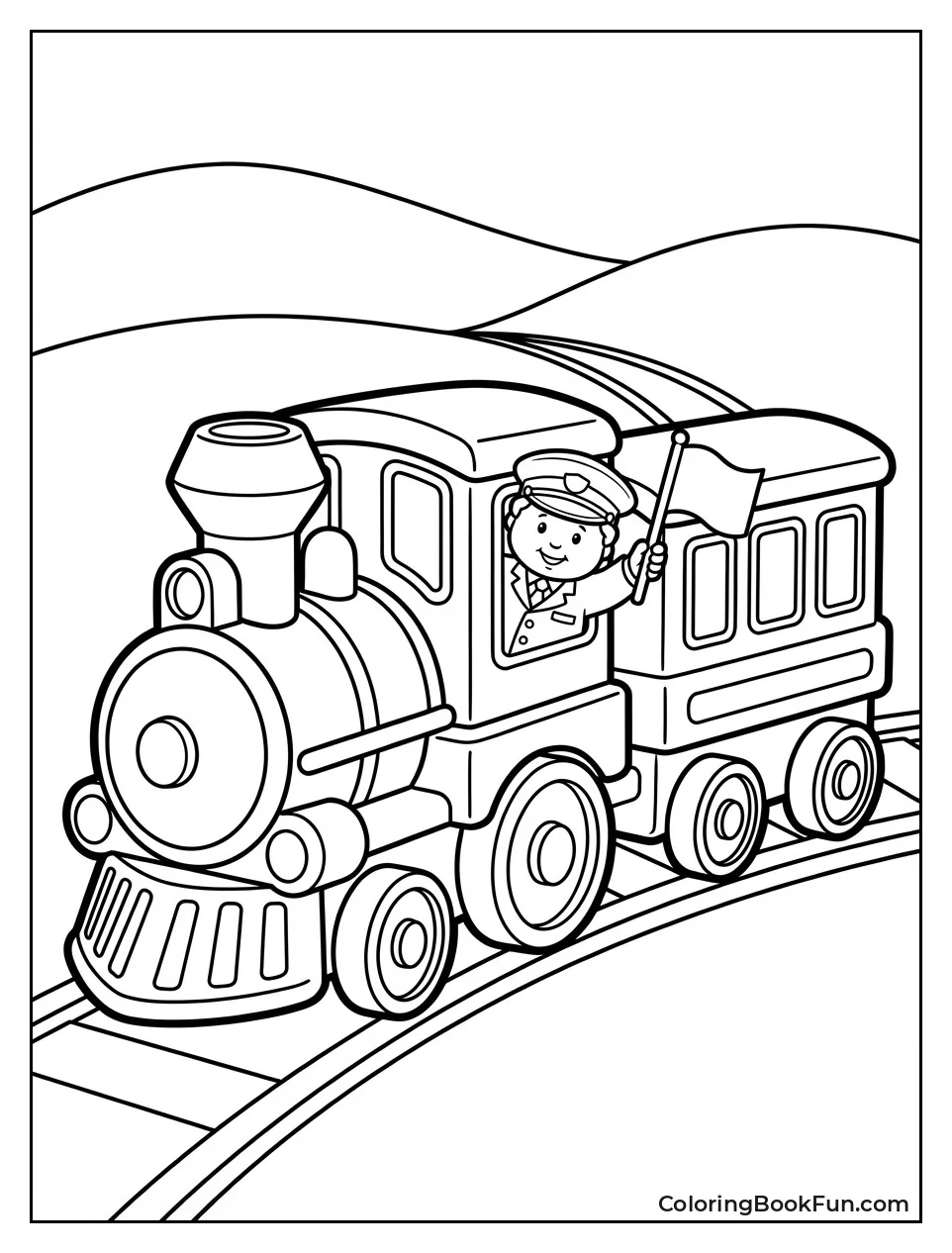 Conductor Waves Flag