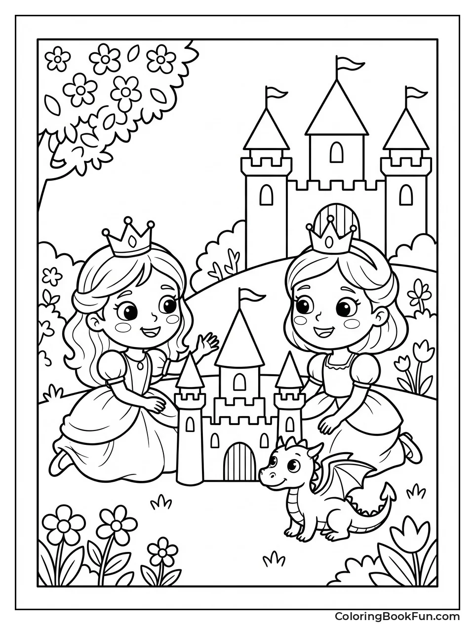 Little Princess with Toys