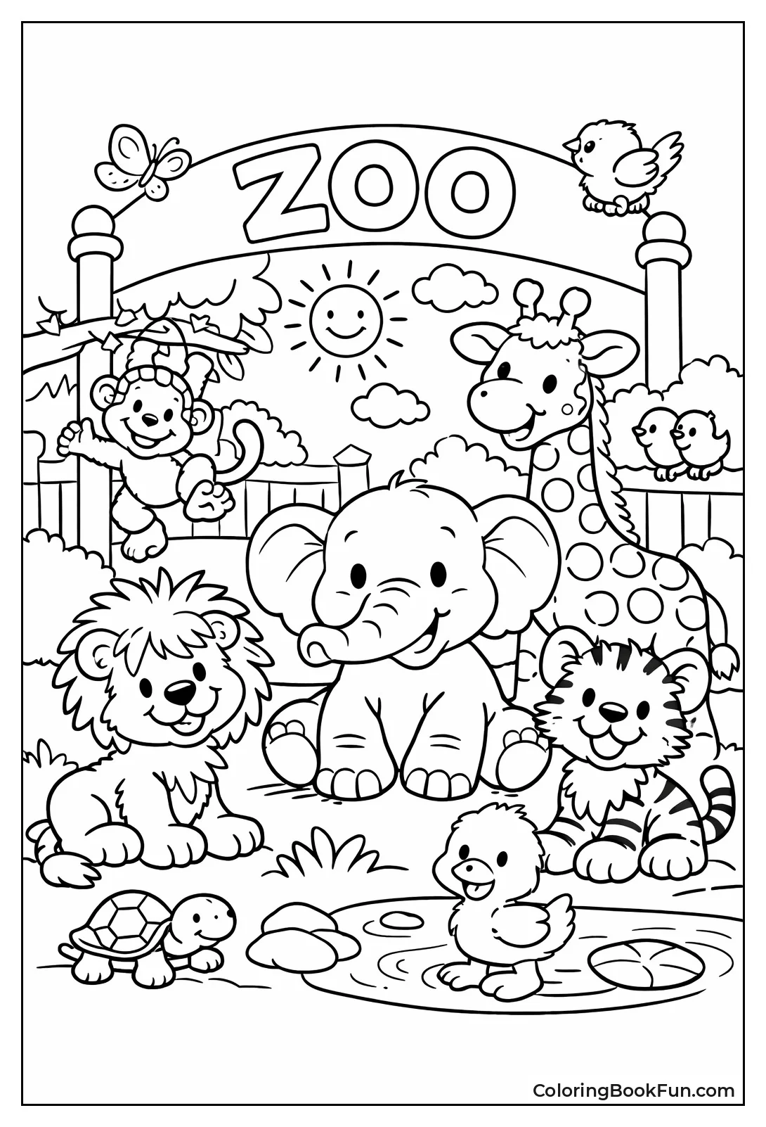 Charming Zoo Friends Scenes