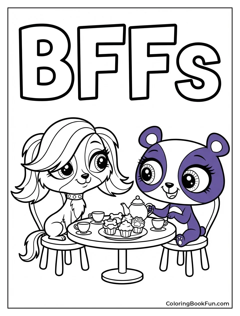 Zoe and Penny Tea Party