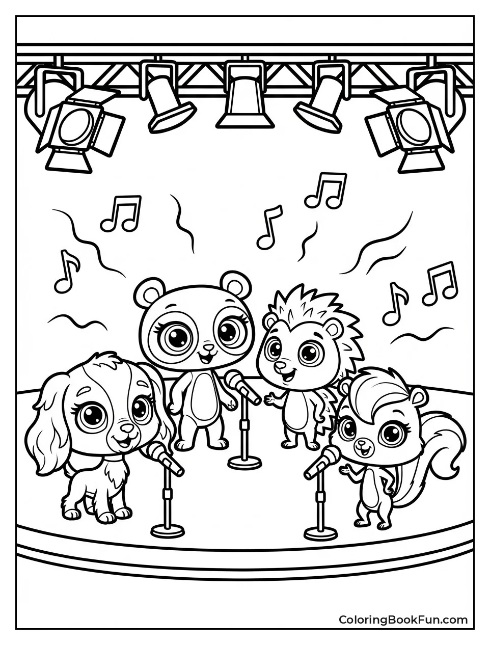 Pets Sing with Microphones