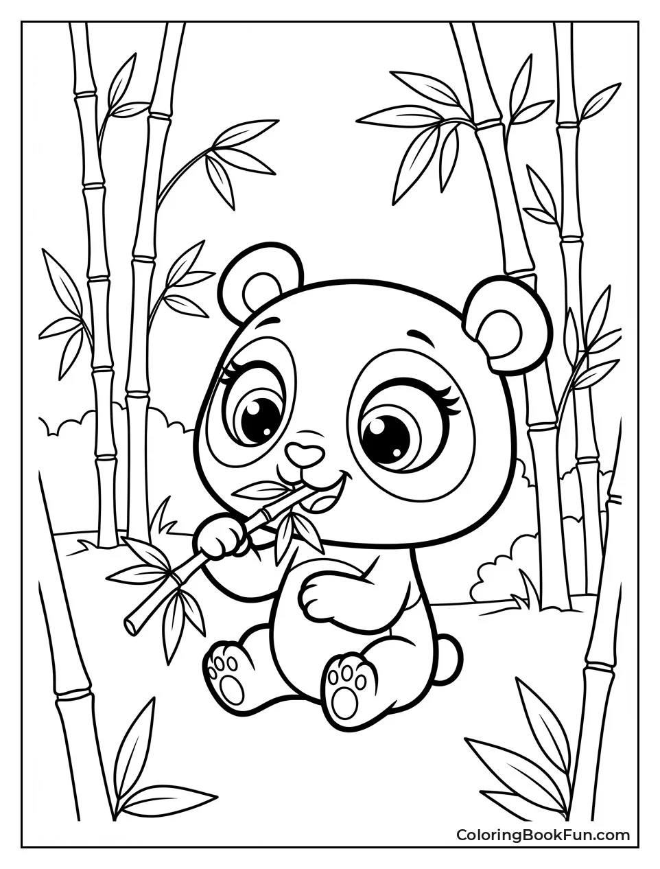 Penny Eats Bamboo Shoots