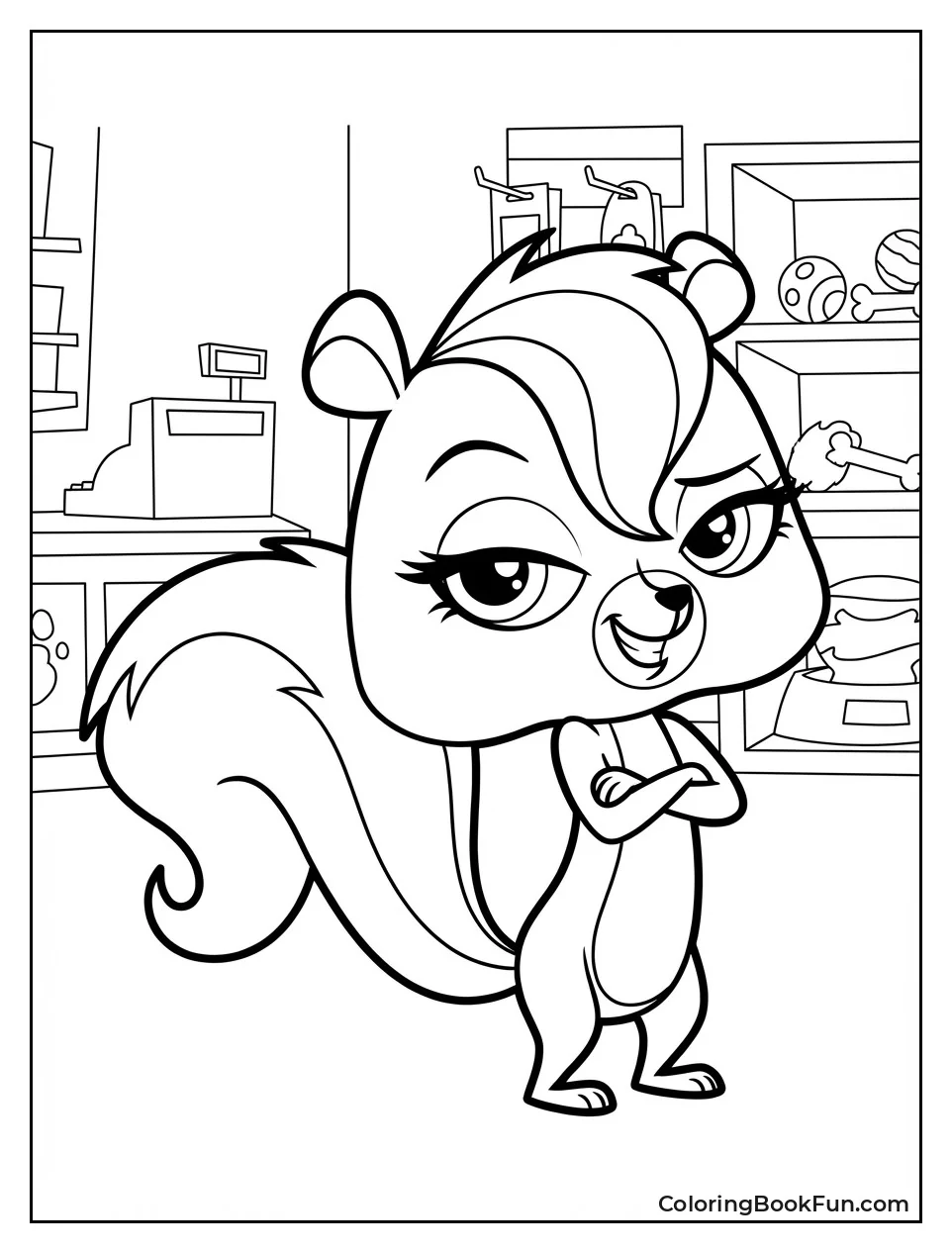 Pepper Poses with Sassy Grin