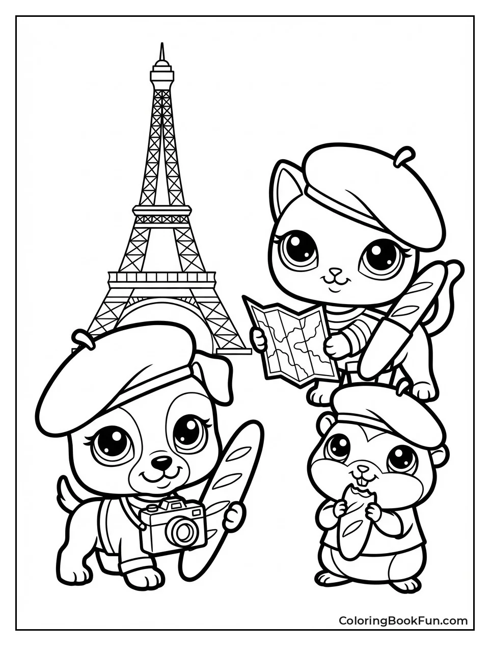 Pets Sightsee in Paris