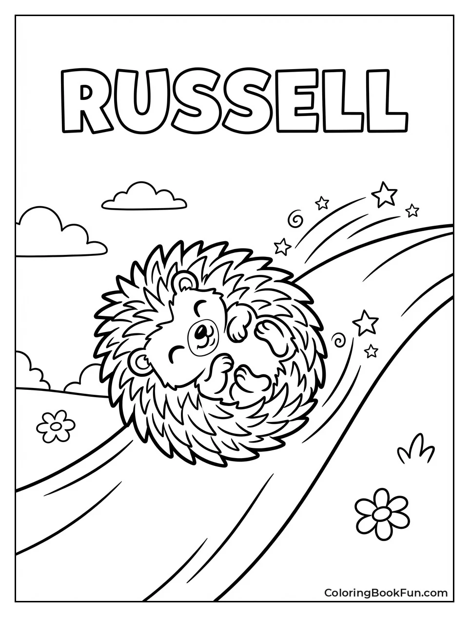 Russell Rolls Down Hill