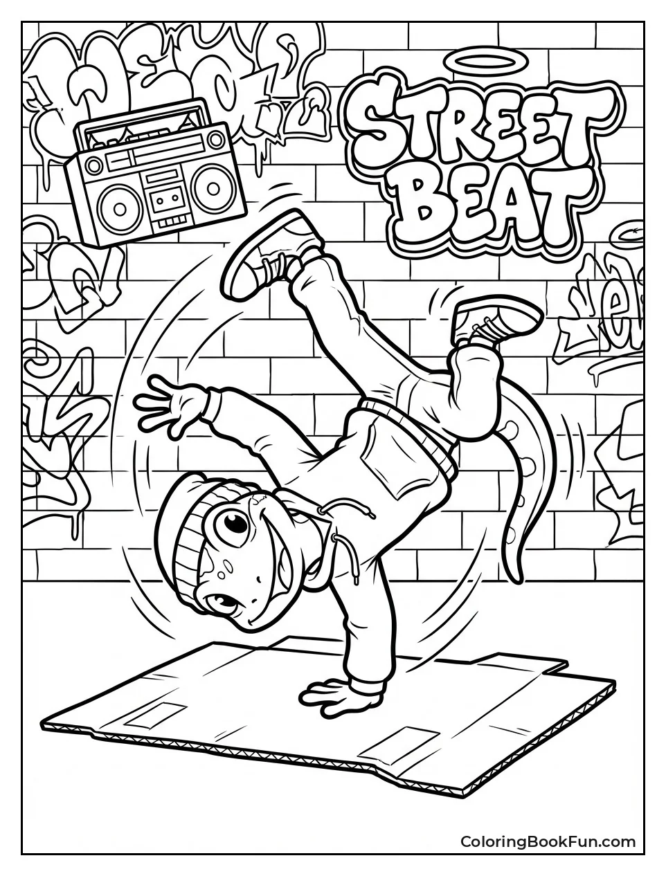 Vinnie Spins Breakdance Moves