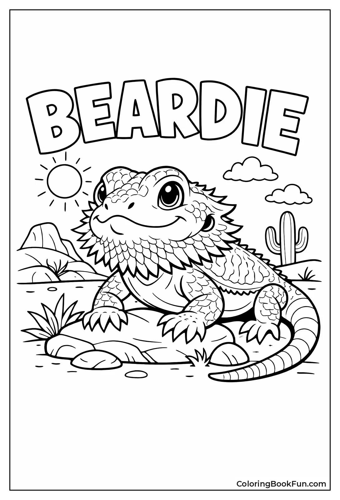 Smiling Bearded Dragon Poses