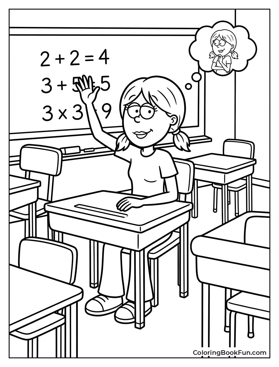 Lizzie Raises Hand Class