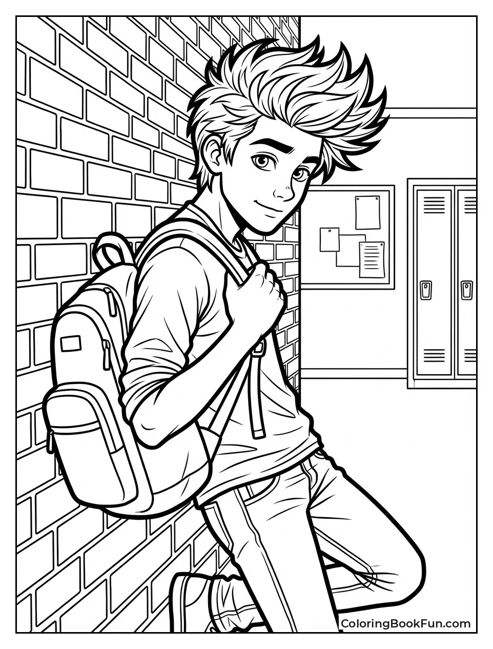 Ethan Flips Cool Hair