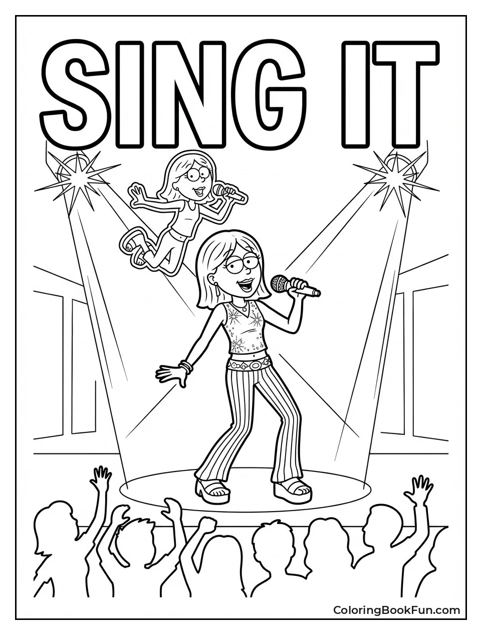 Lizzie Sings under Lights