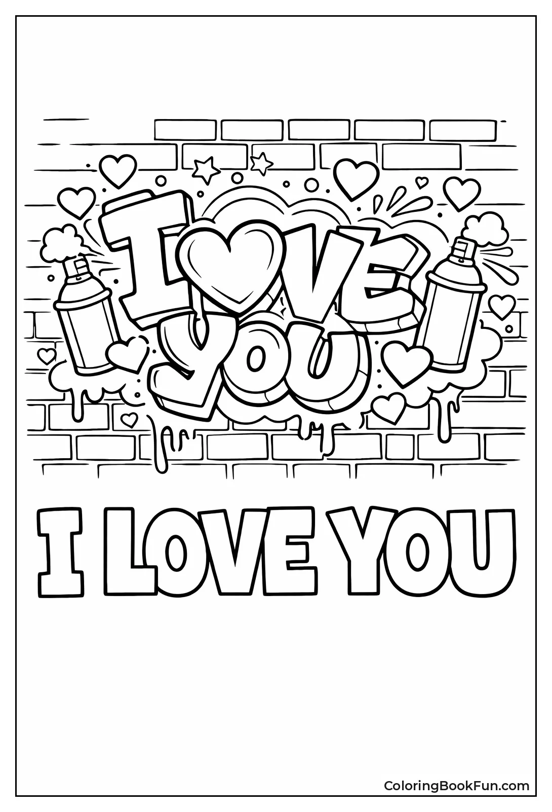 Love Graffiti Message