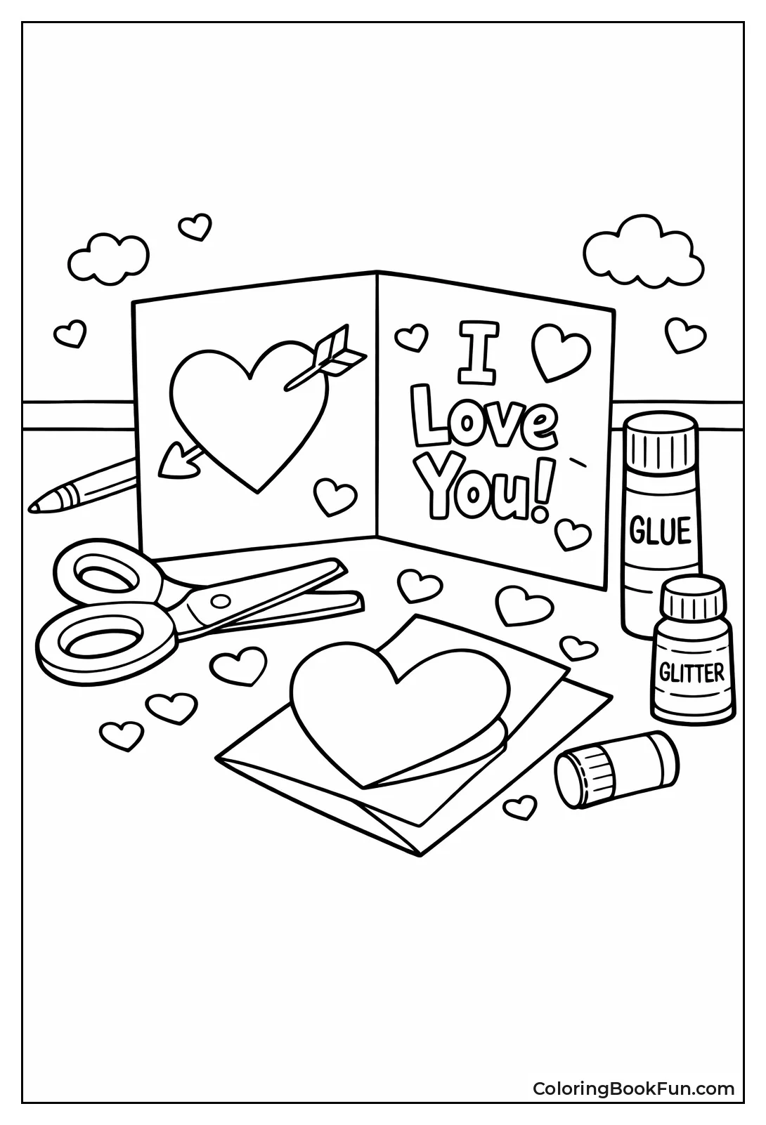 Making Valentine Card