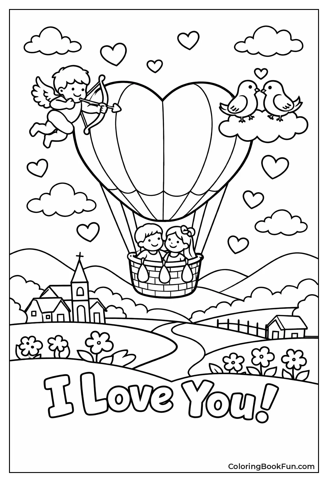 Heart Hot Air Balloon