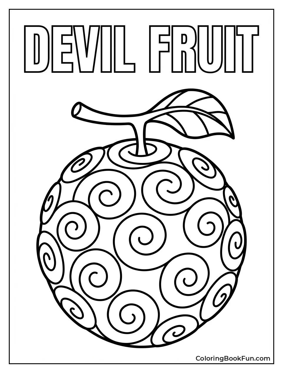 Swirly Gomu Gomu Devil Fruit