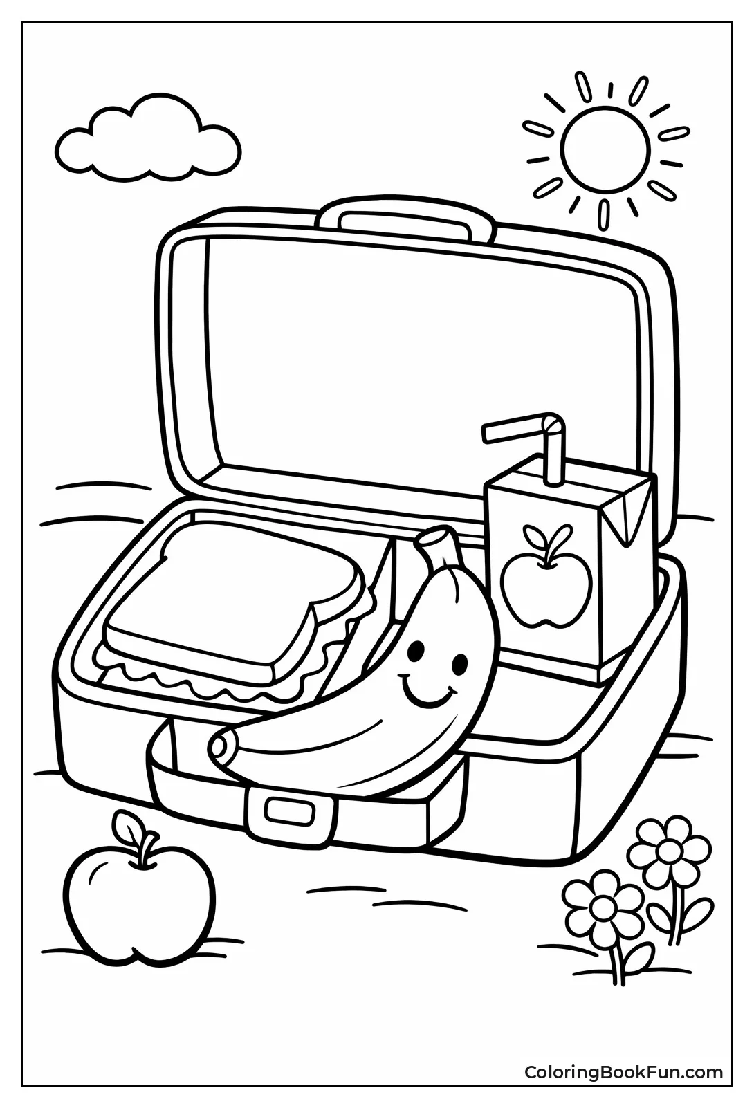 Lunchbox with Smiley Banana