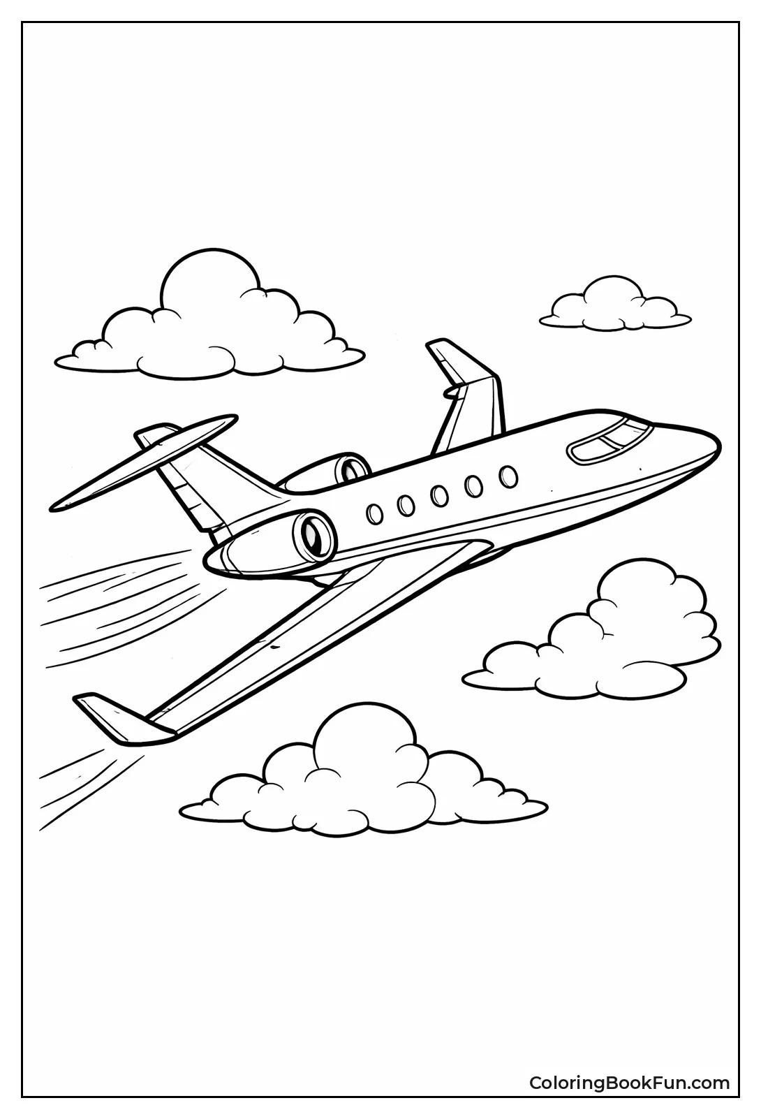 Sleek Private Jet Windows