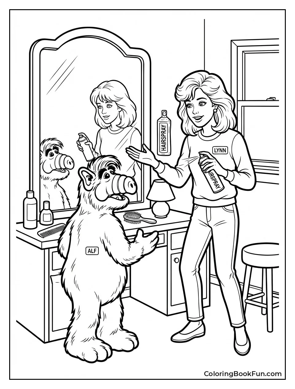 Lynn Teaches ALF Makeup