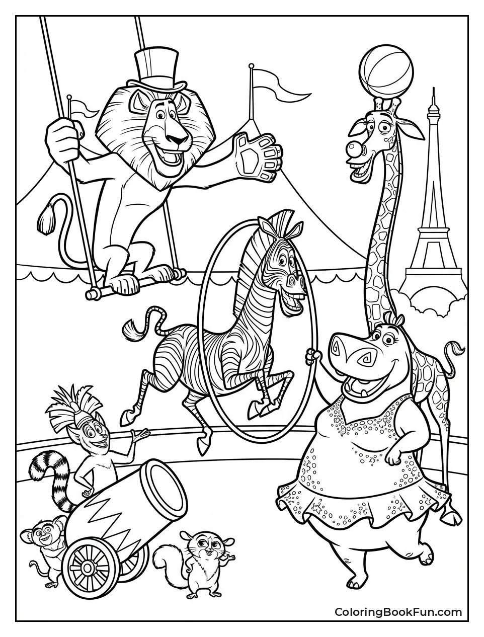 Zoo Animals Perform Circus Tricks