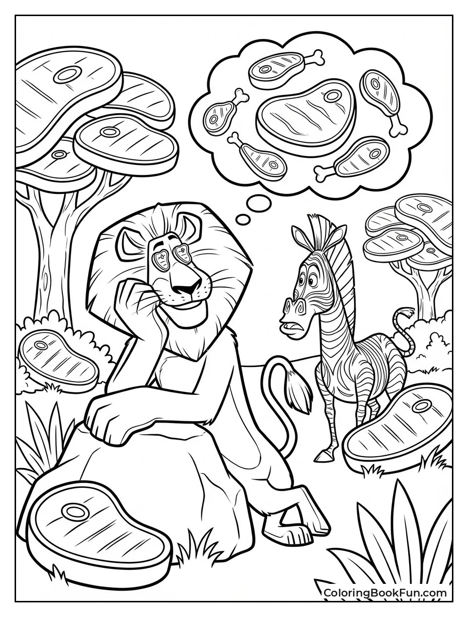 Alex Dreams Juicy Steaks