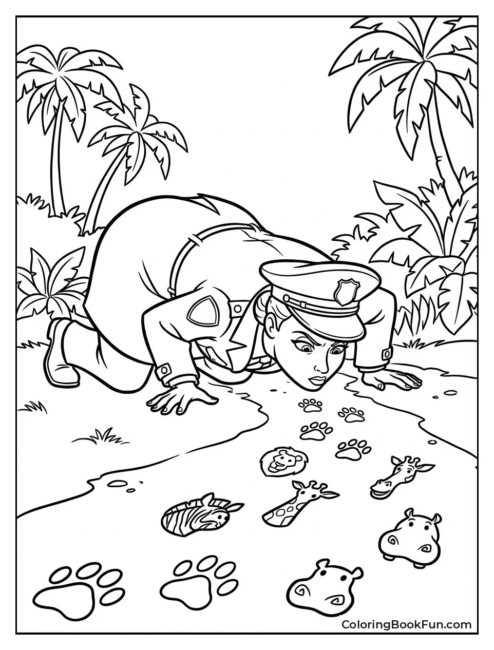 DuBois Sniffs Animal Tracks