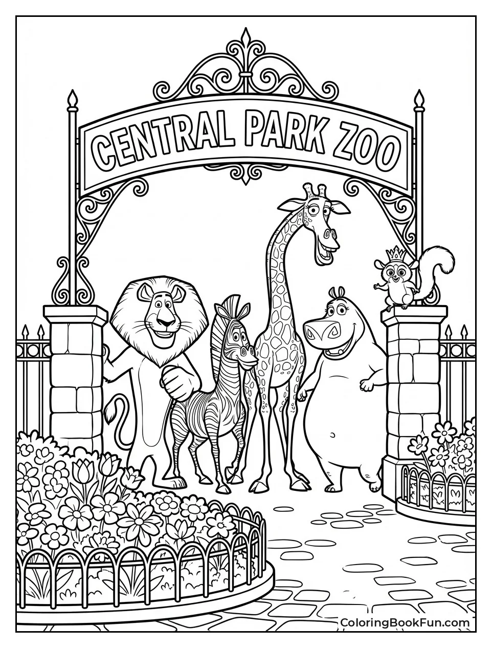 Central Park Zoo Gate