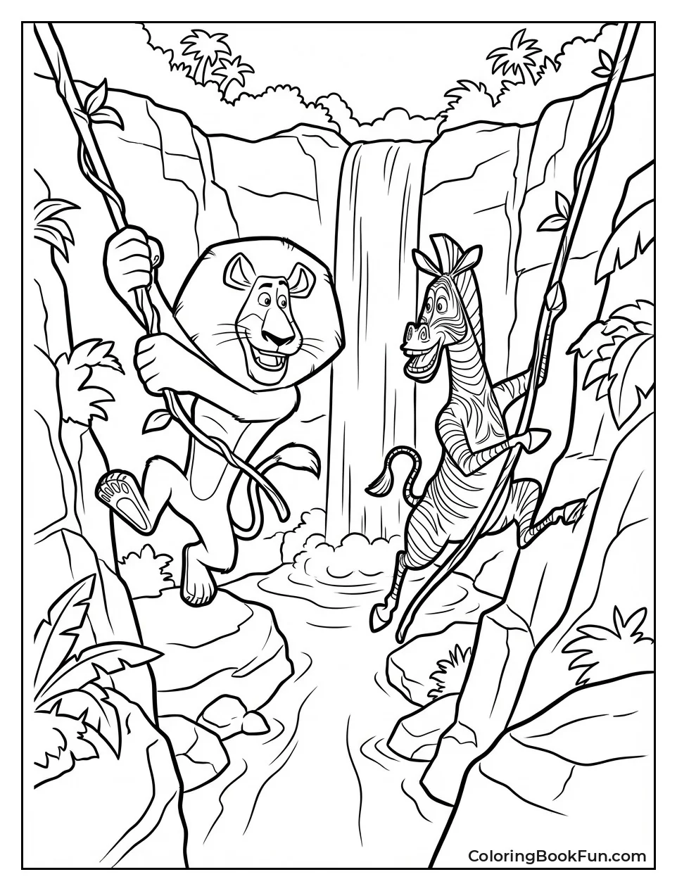 Alex Swings Jungle Vine