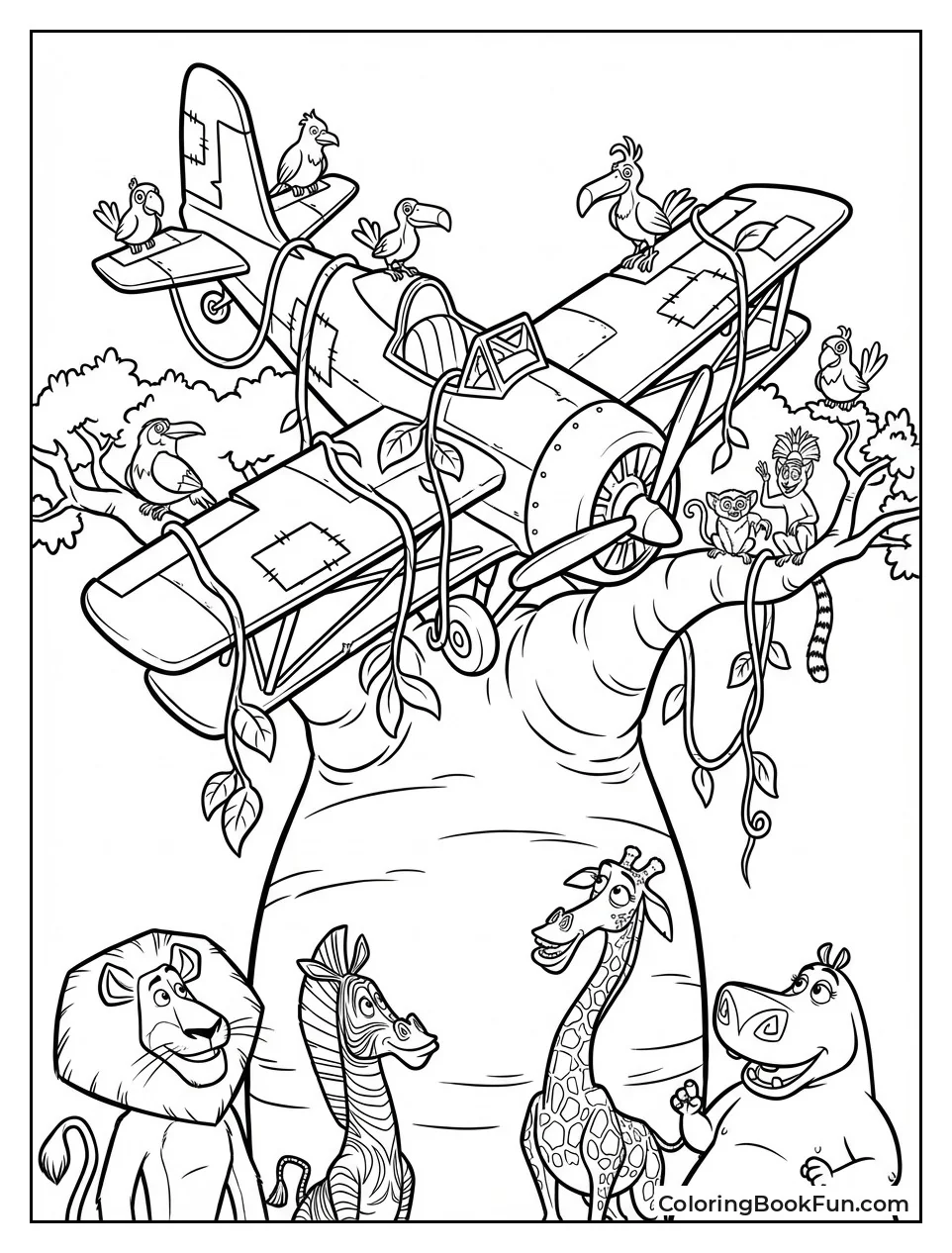 Plane Crashes in Baobab