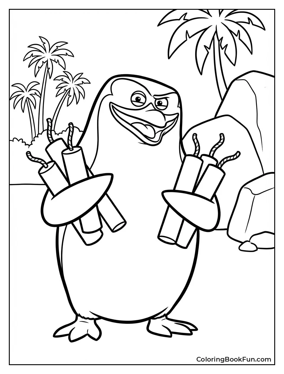 Grinning Rico Holds Dynamite