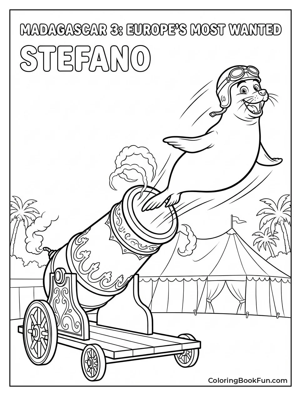 Stefano Launches from Cannon