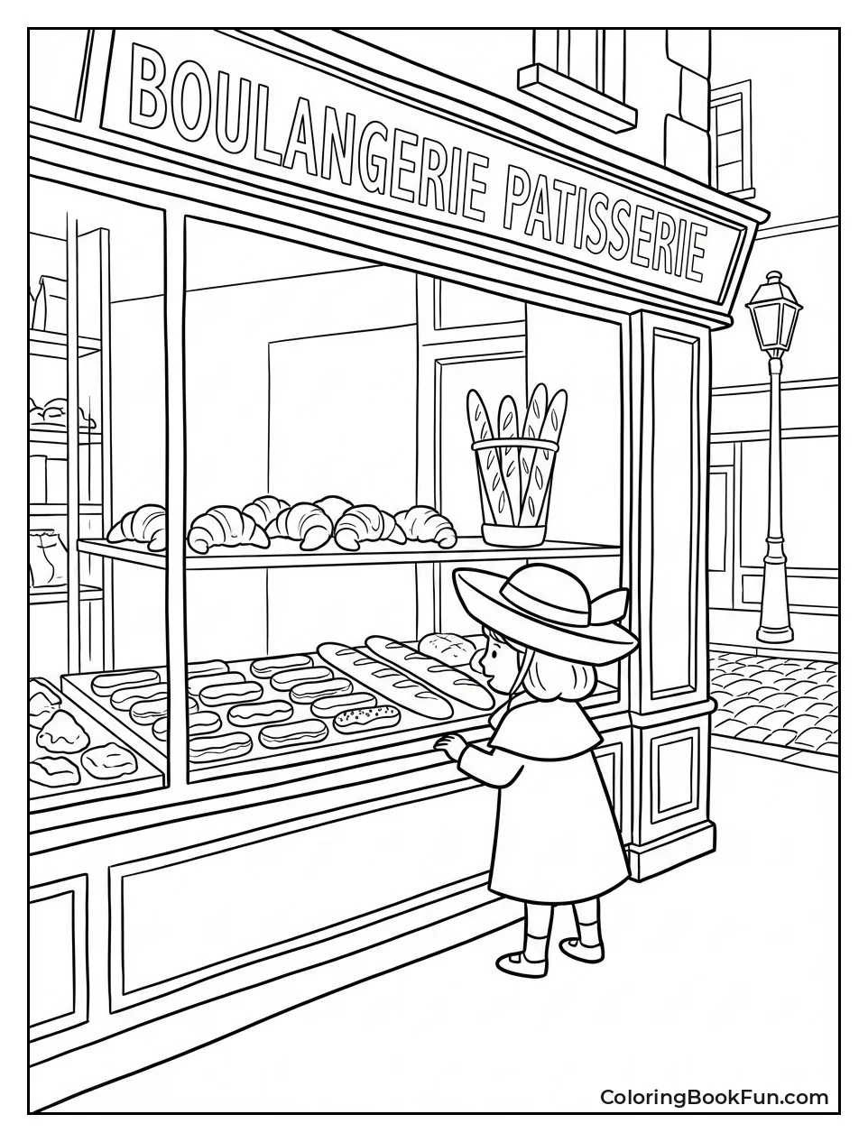 Madeline Peeks at Bakery Sweets