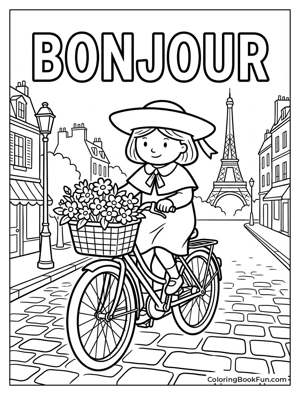 Madeline Rides Bike through Streets