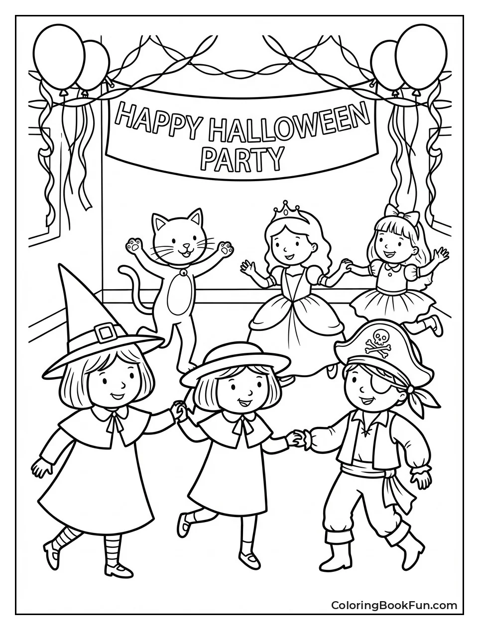 Girls Dance in Fancy Costumes