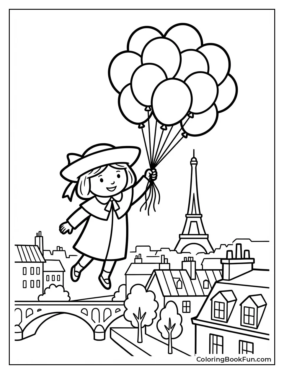 Madeline Floats over Paris Balloons