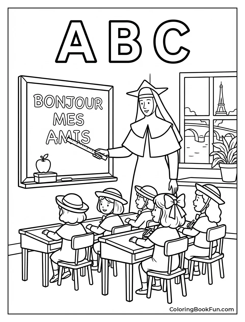 Miss Clavel Teaches Alphabet Words