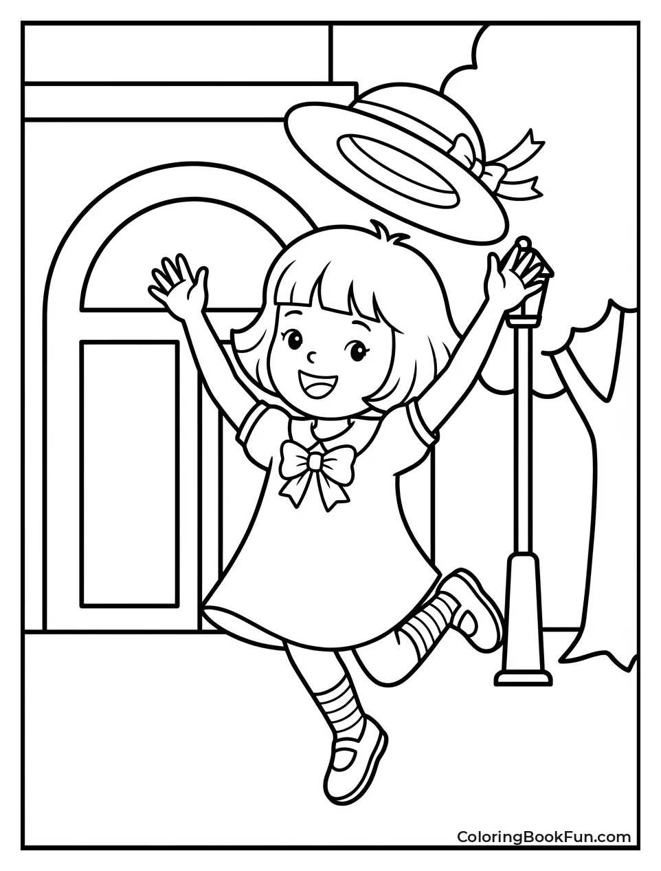 Madeline Jumps with Pure Joy