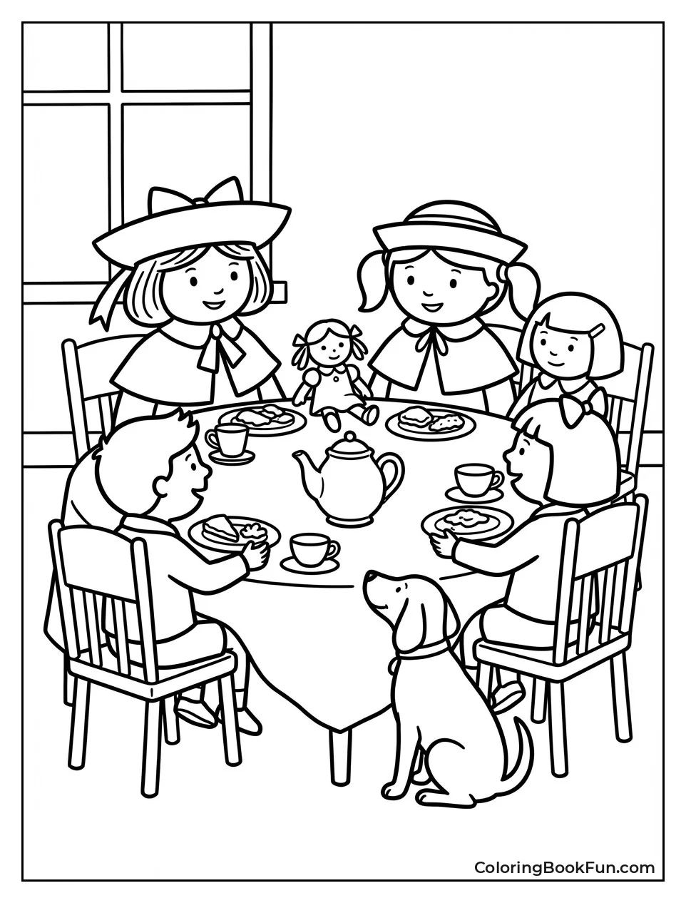 Madeline Hosts Fancy Tea Party