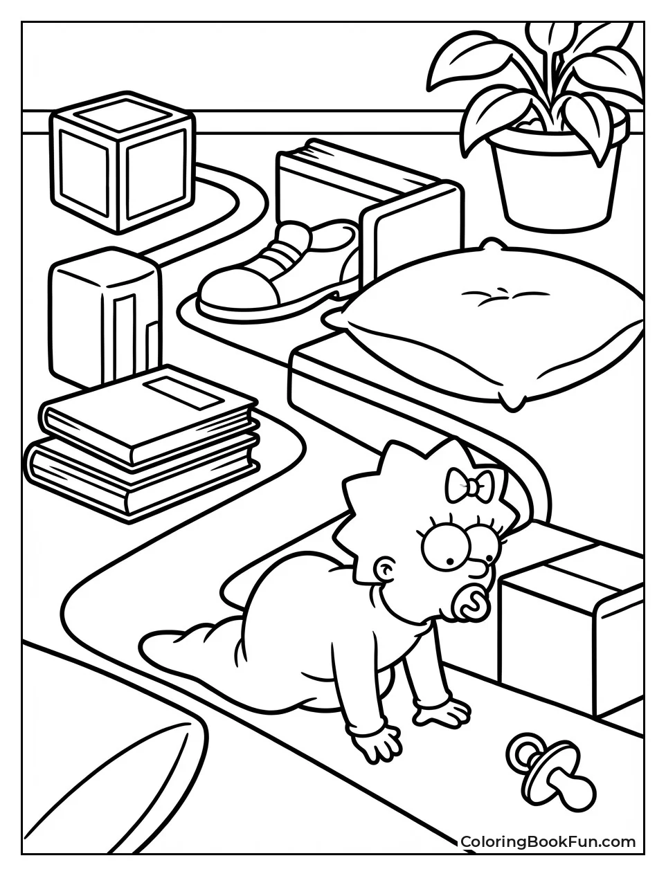 Maggie Crawls for Pacifier