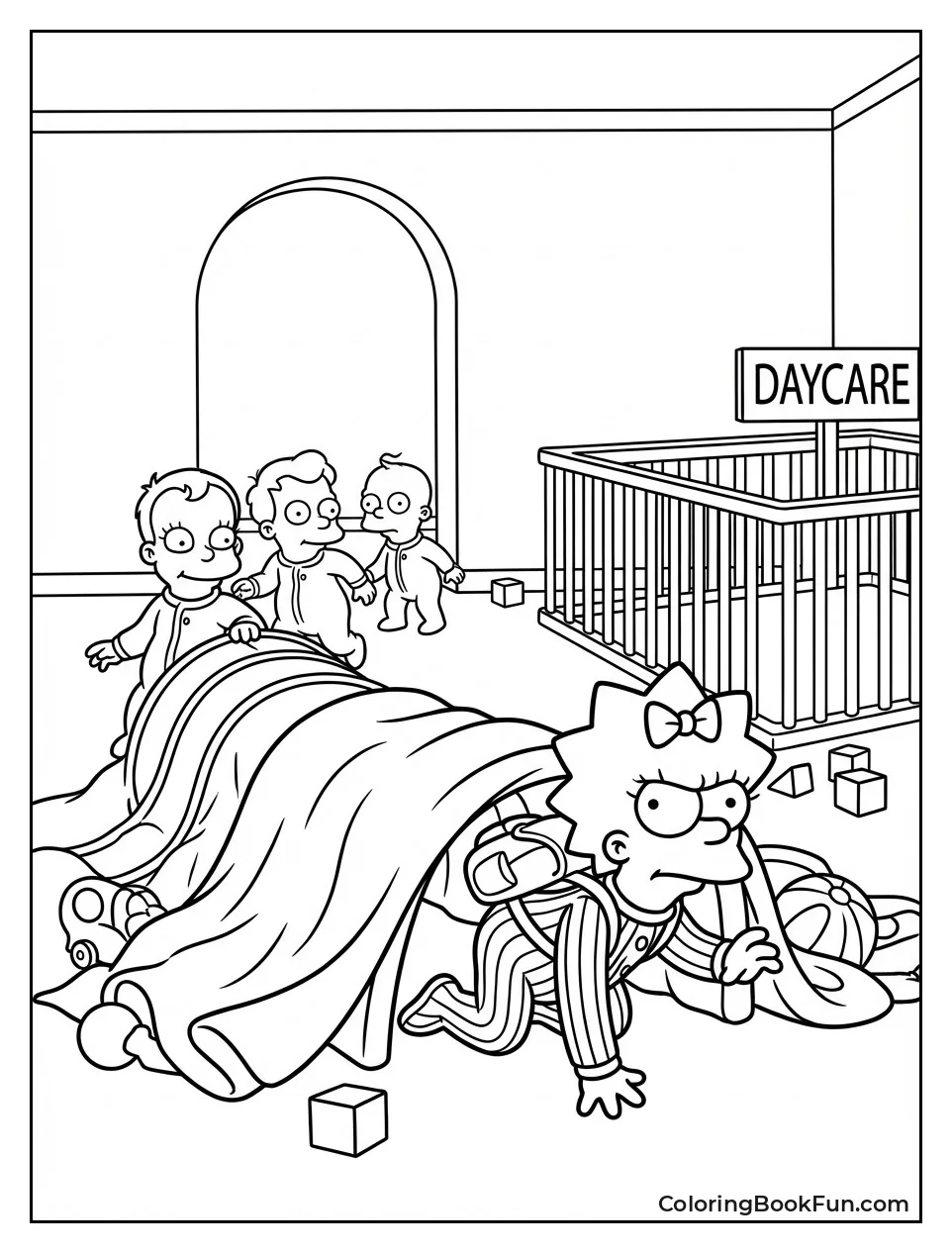 Maggie Escapes Daycare Bars