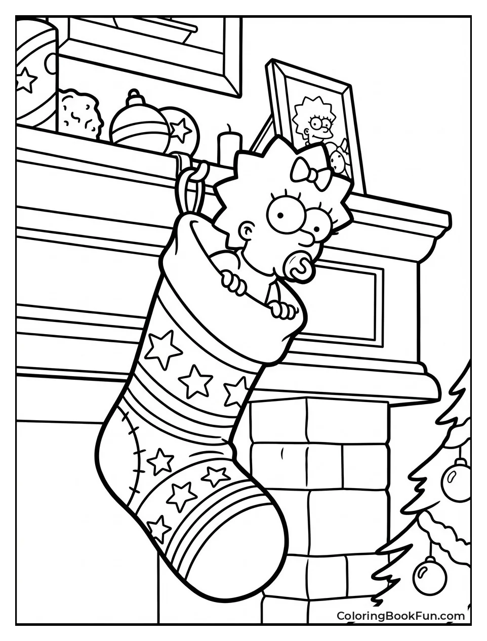 Maggie Peeks from Stocking