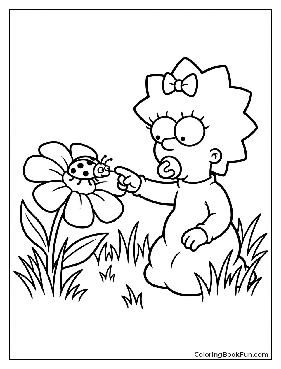 Maggie Pokes Garden Ladybug