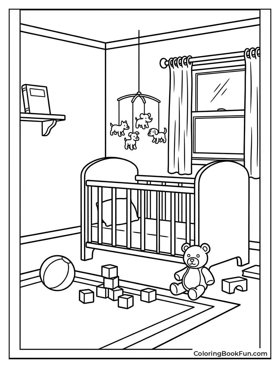 Maggie's Nursery with Toys