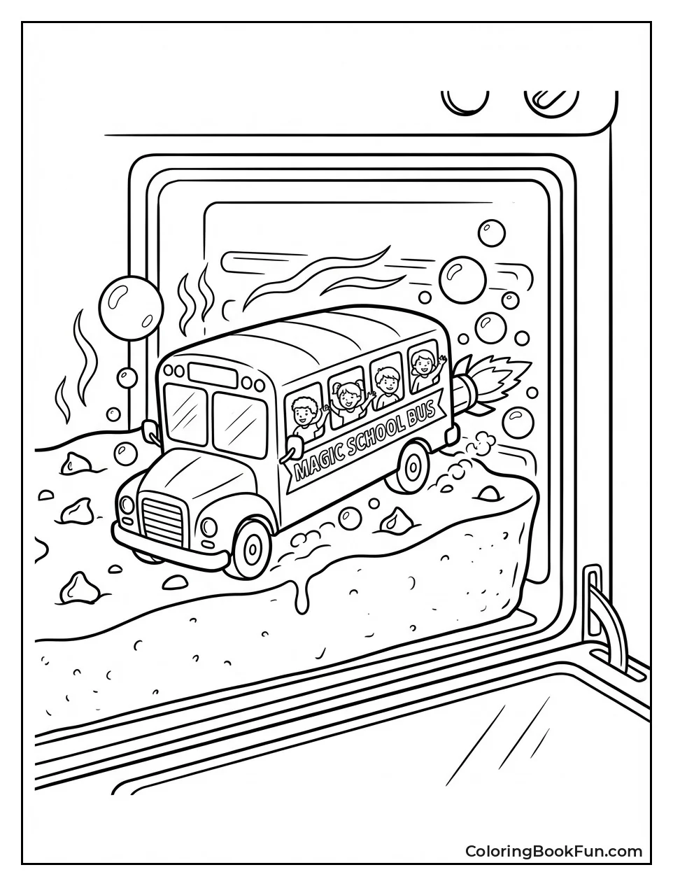 Bus Dodges Cake Bubbles