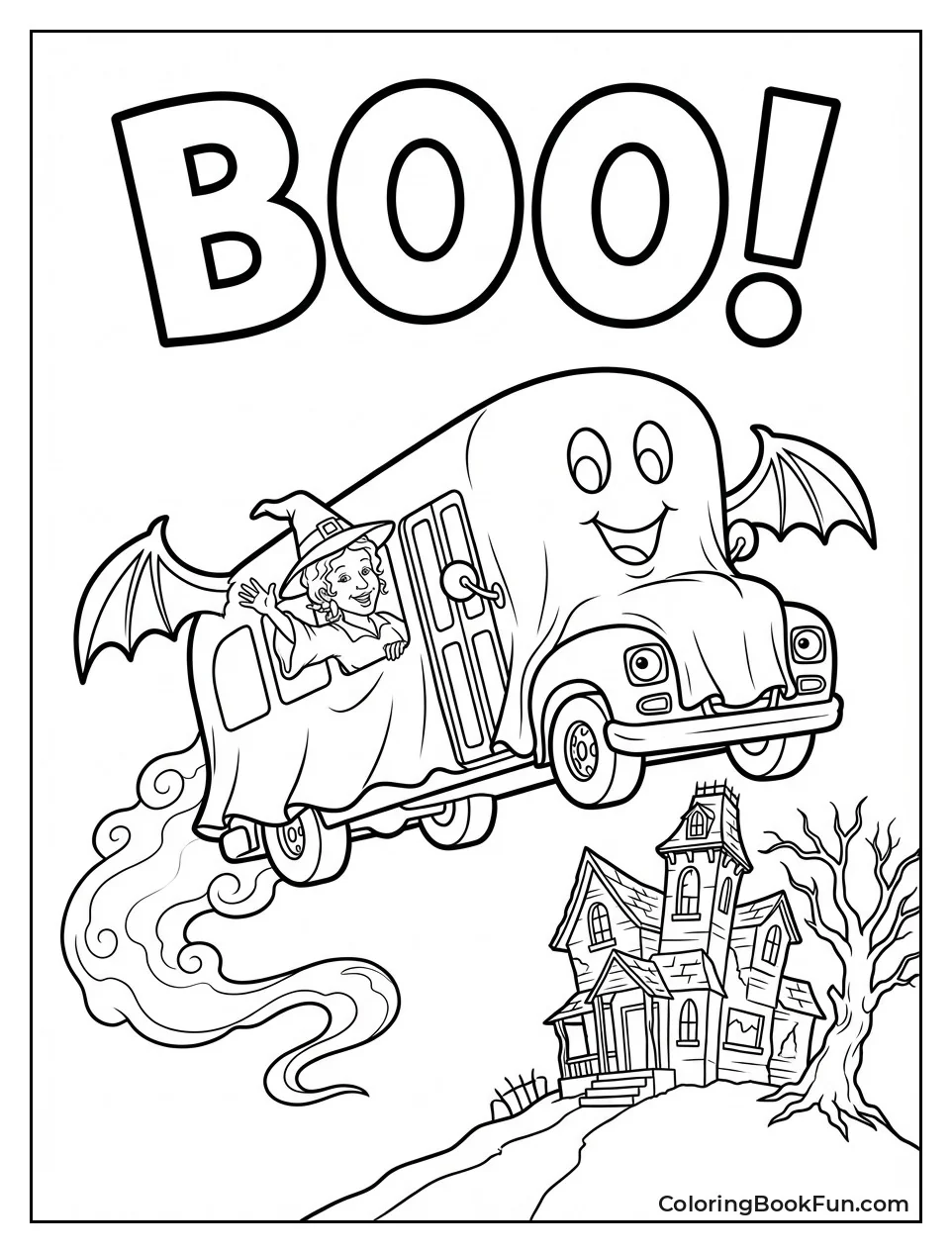 Witch Bus Haunts House