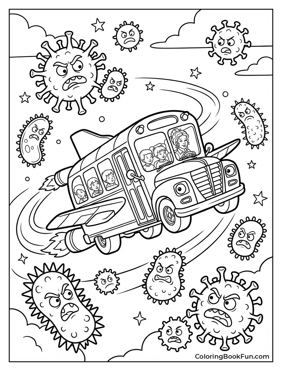 Bus Dodges Yucky Germs