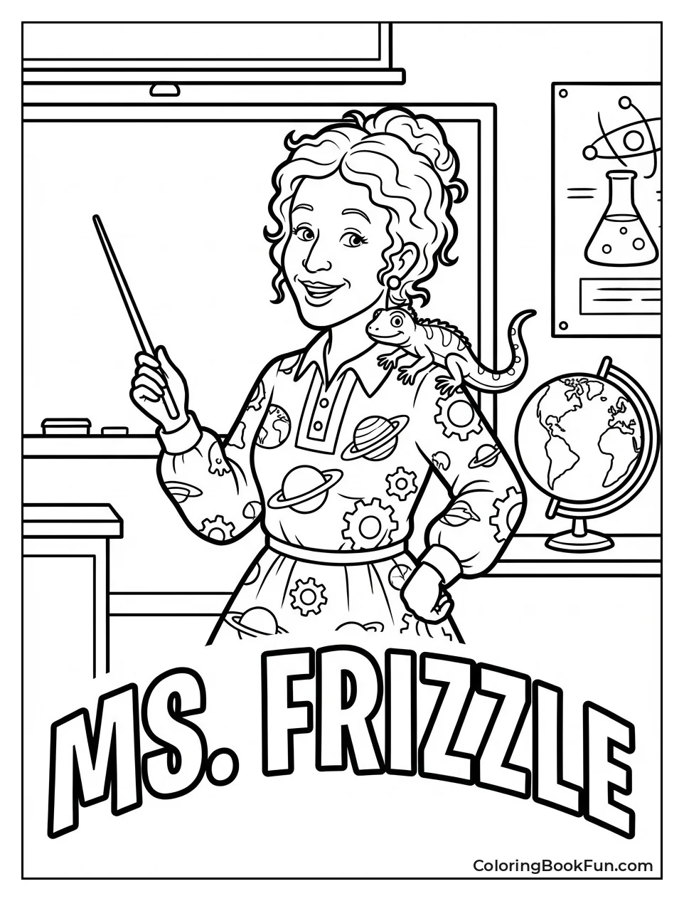 Ms. Frizzle Holds Liz