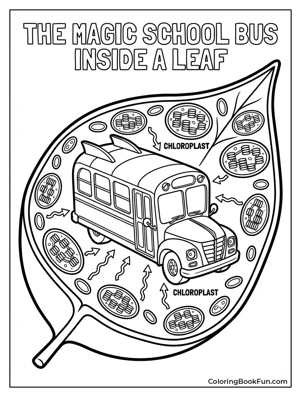 Bus Inside Green Leaf