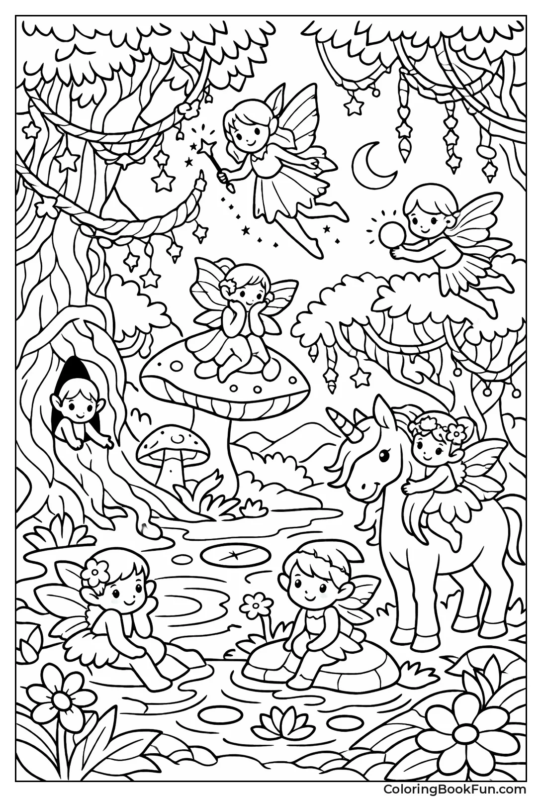 Fairies Glow in Enchanted Jungle