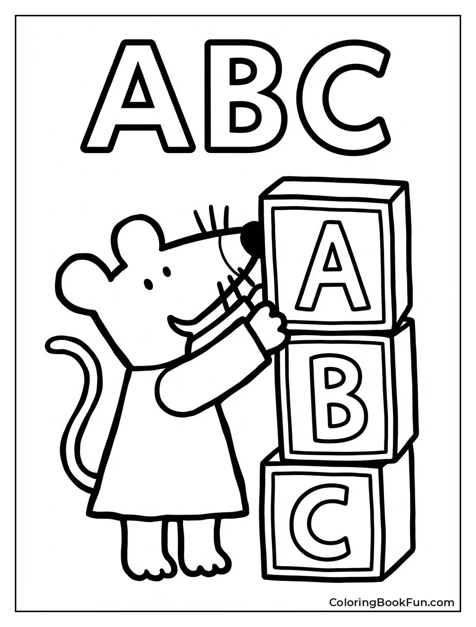 Maisy Stacks Alphabet Blocks